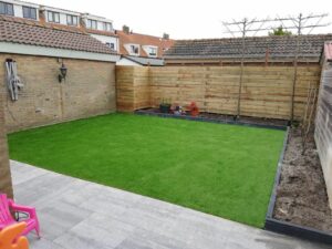 Kunstgras in tuin