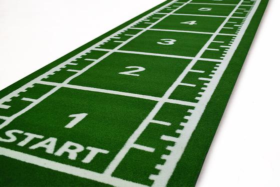 Kunstgras sprinttrack