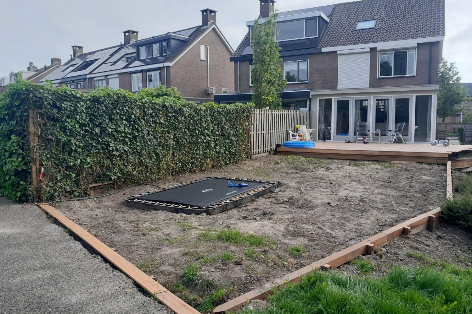Tuin in Wolvega voor kunstgras