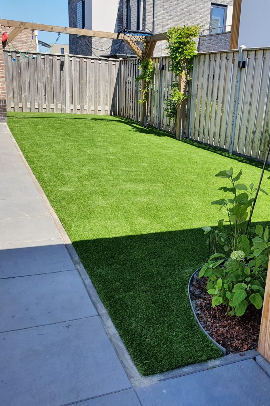 Kunstgras in de tuin