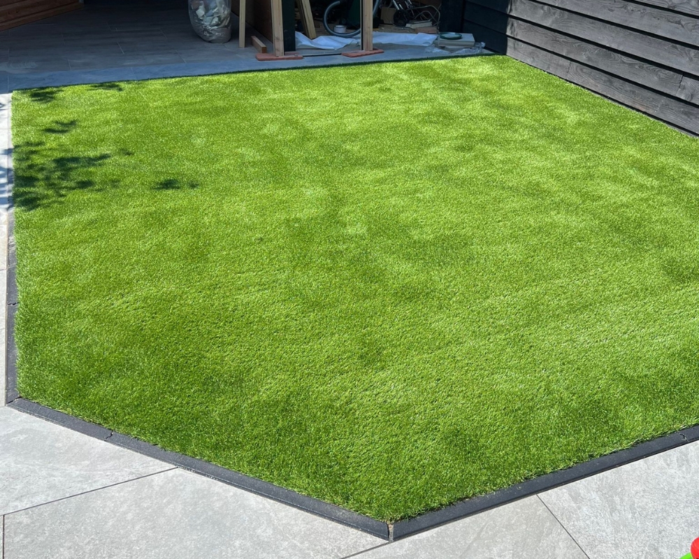 Kunstgras in tuin